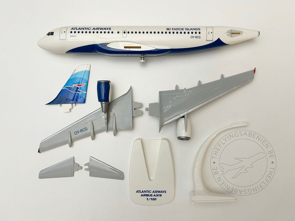 Miniatyrbild: Atlantic Airways Scale 1-100 model Airbus A319-100 OY-RCG