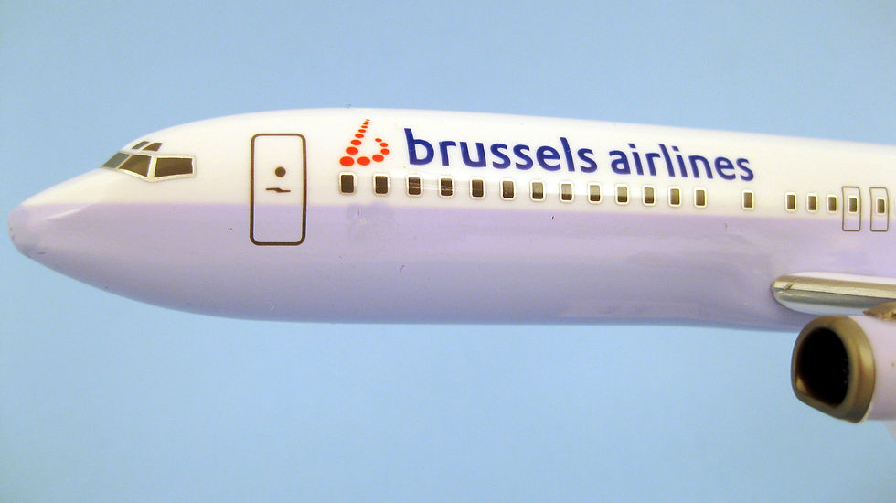 Miniaturbild: Brussels Airlines Scale 1-180 model Boeing B737-400