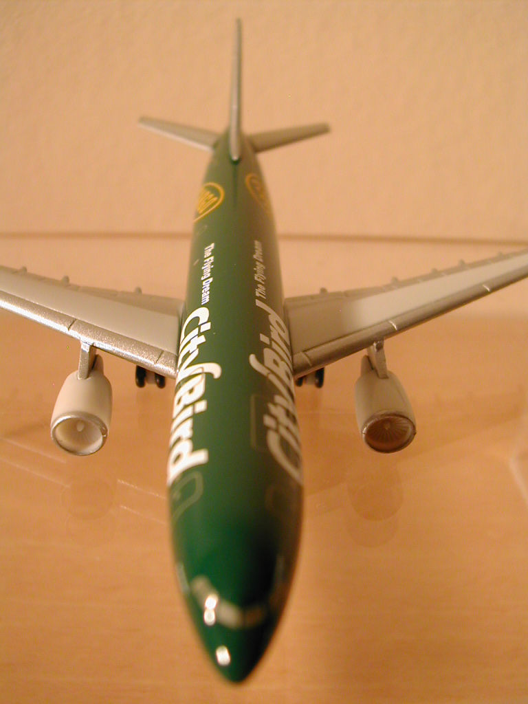 Küçük resim: City Bird Scale 1-500 model diecast Airbus A300C4-605R Cargo OO-CTT