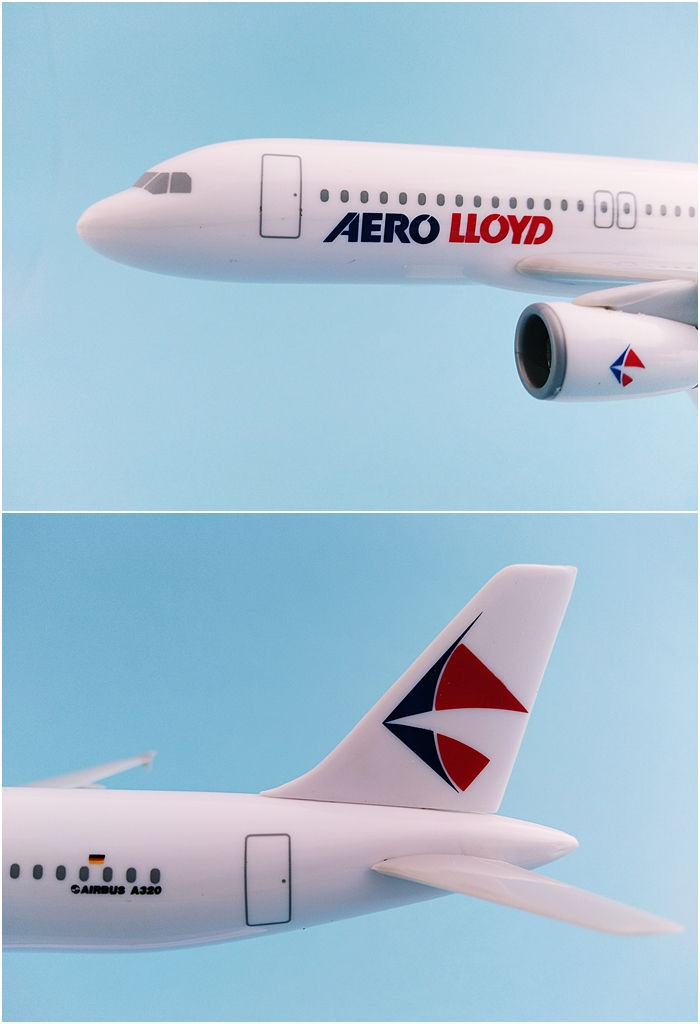 الصورة المصغرة: Aero Lloyd Scale 1-200 model Airbus A320-200