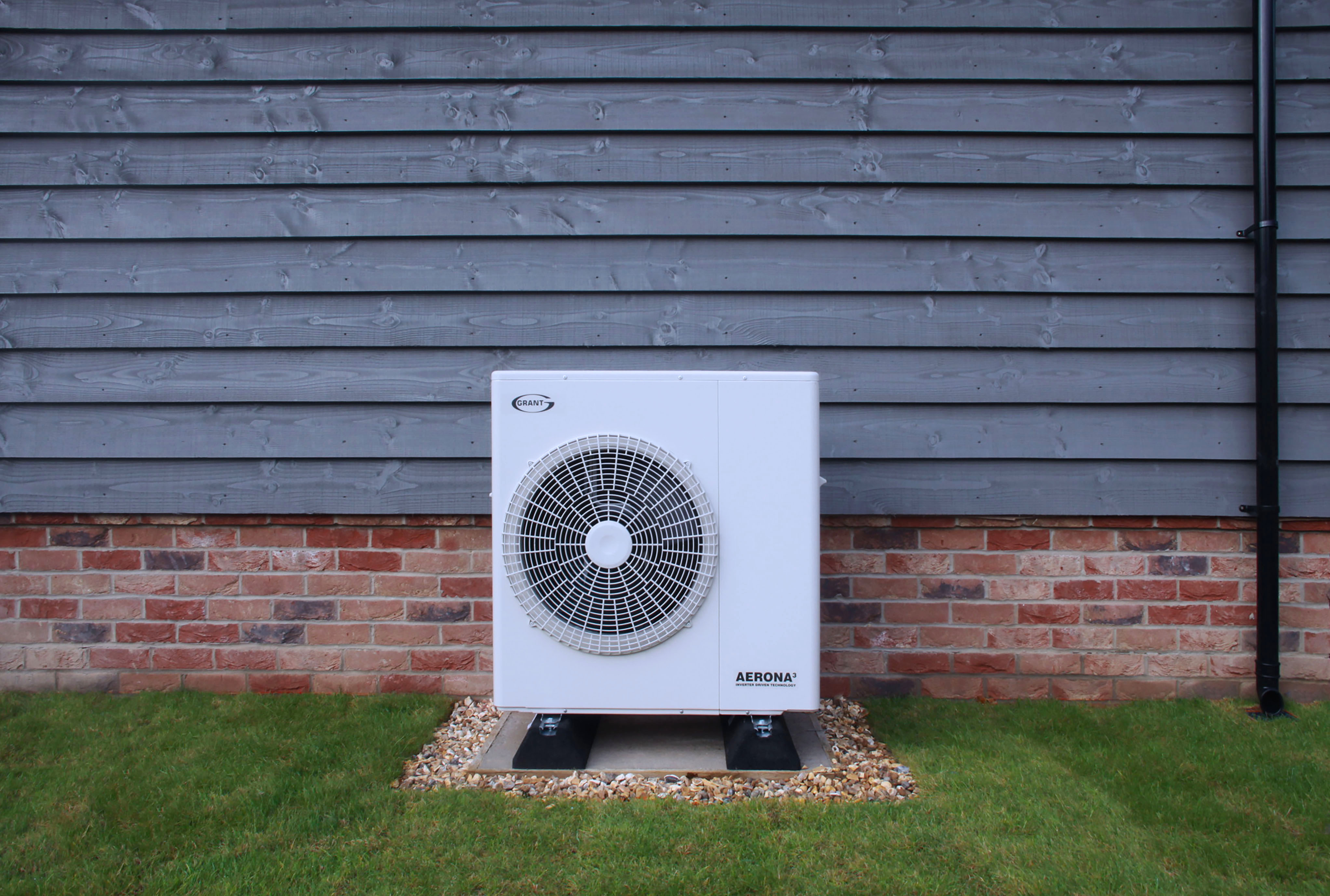 Air source heat pump installation