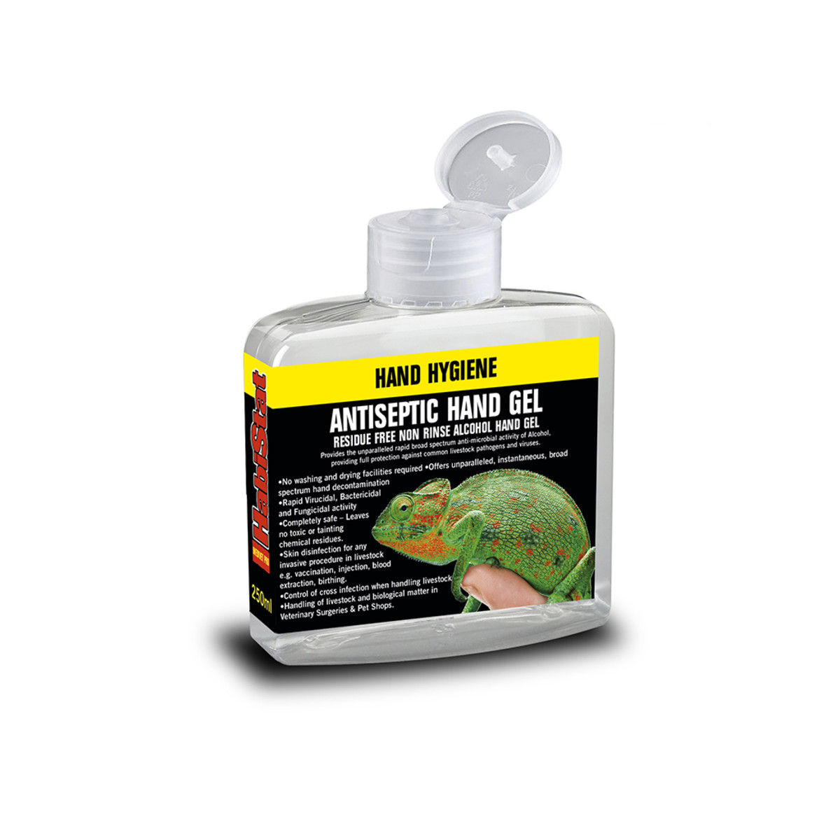 Habistat Antiseptic Hand Gel, Flip Top Lid