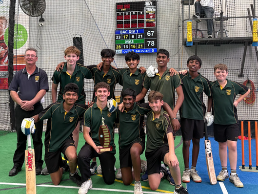 MACARTHUR ANGLICAN SCHOOL 7-9 BOYS DIVISION 1 INDOOR CRICKET CHAMPIONS 2025