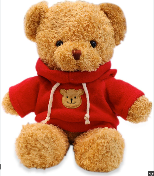 Thumbnail: Teddy Bear Stuffed Animal Cute Plush Doll SoftToy 11.8