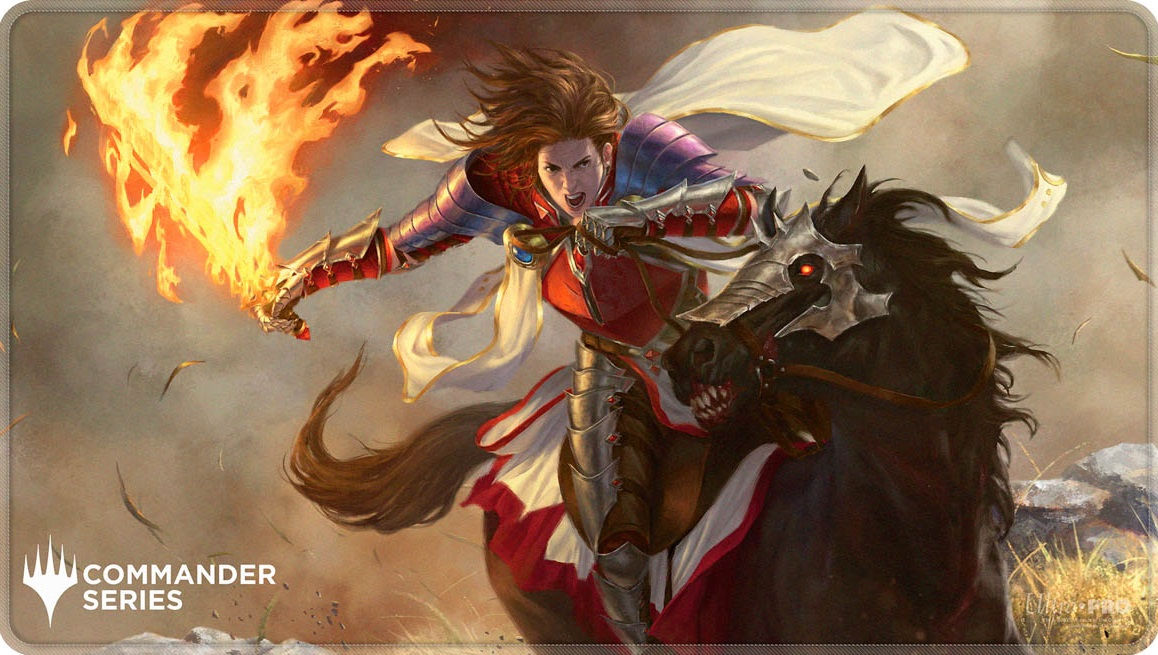 UP PLAYMAT MTG COMMANDER SERIES FAN VOTE 3 SYR GWYN STITCHED (12)