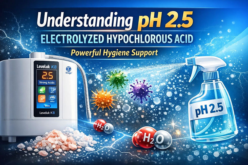 Strong Acidic Water (pH2.5) Explained