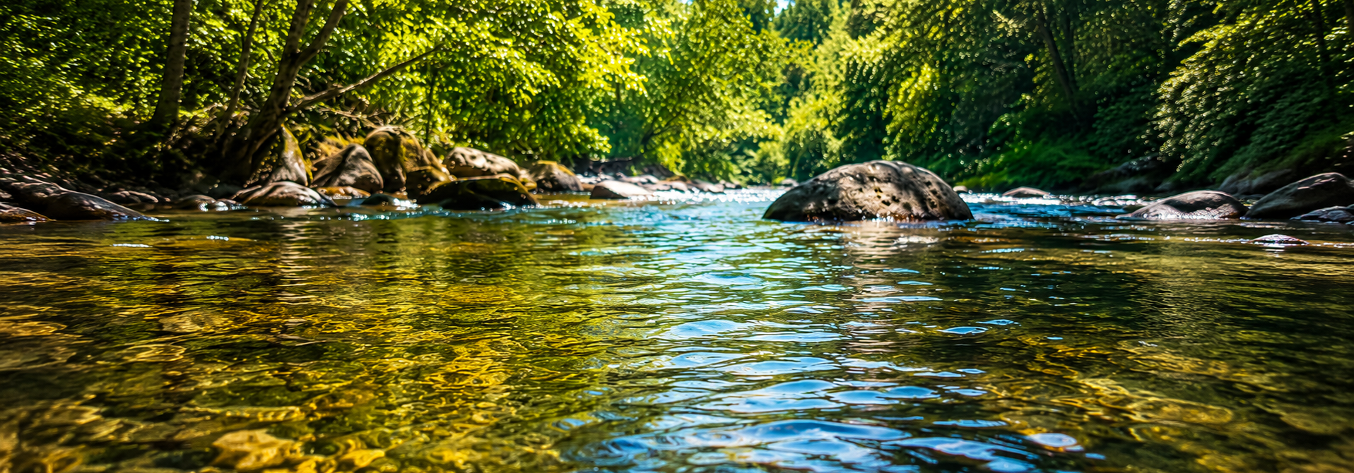 Forested stream
