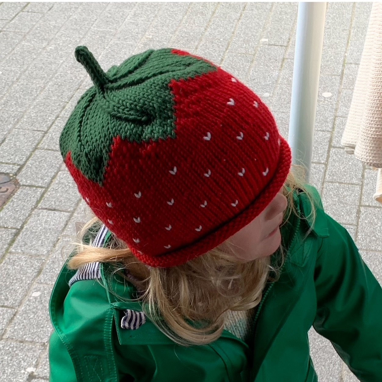 Strawberry Hat - Merino Wool