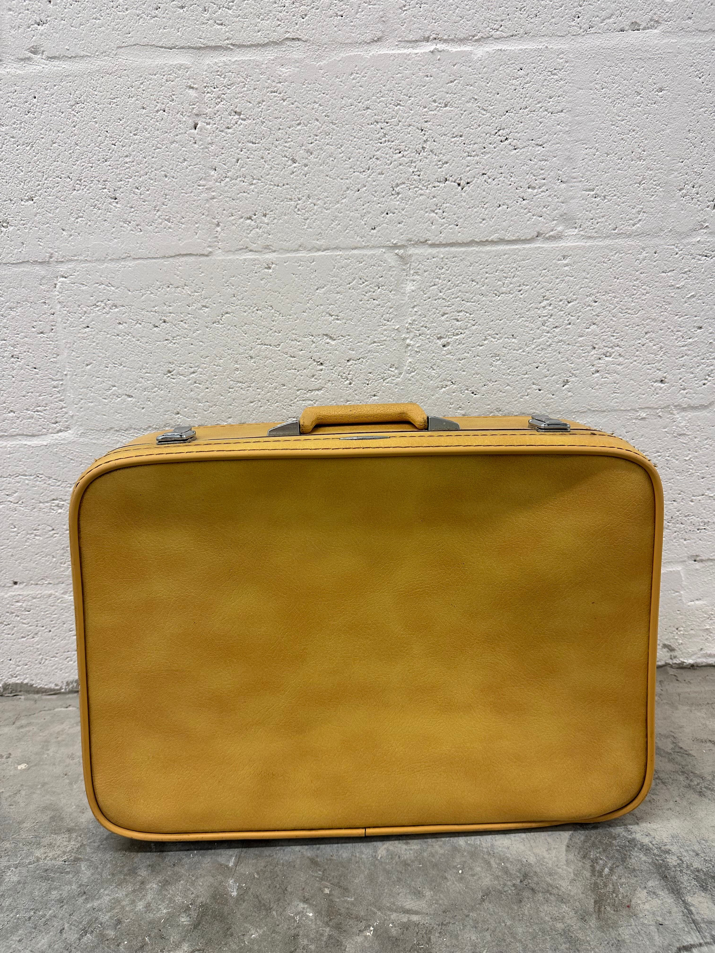Vintage beige luggage