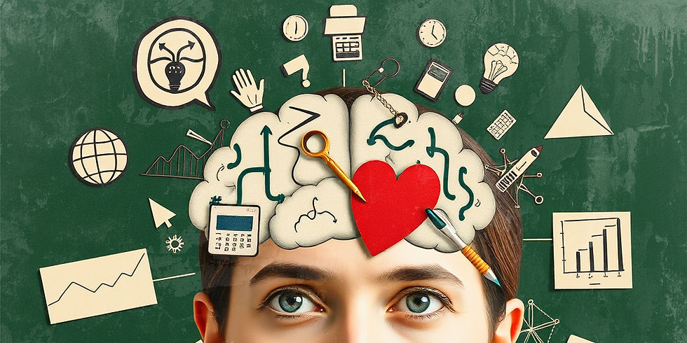 person mit gedanken, fragen, zweifeln über arbeit und sinn der Arbeit, überlegt sich karriere-coaching, ist müde