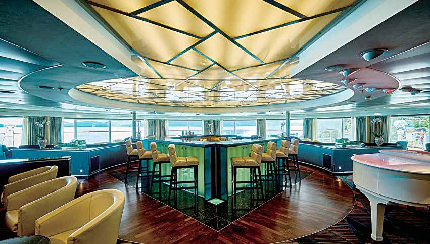 Observation Bar 36 aboard Mitsui Ocean Fuji