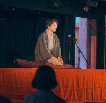 Rakugo and Japanese cultural traditions aboard Mitsui Ocean Fuji