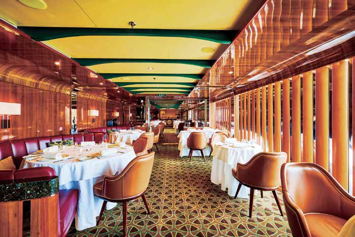 HOKUSAI Fine Dining aboard Mitsui Ocean Fuji