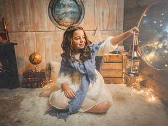 Sesiones de fotos para niños de navidad en Murcia y Alicante. Peña Colada