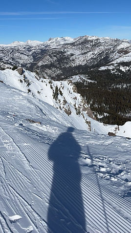 Image of skiing in mountain range
