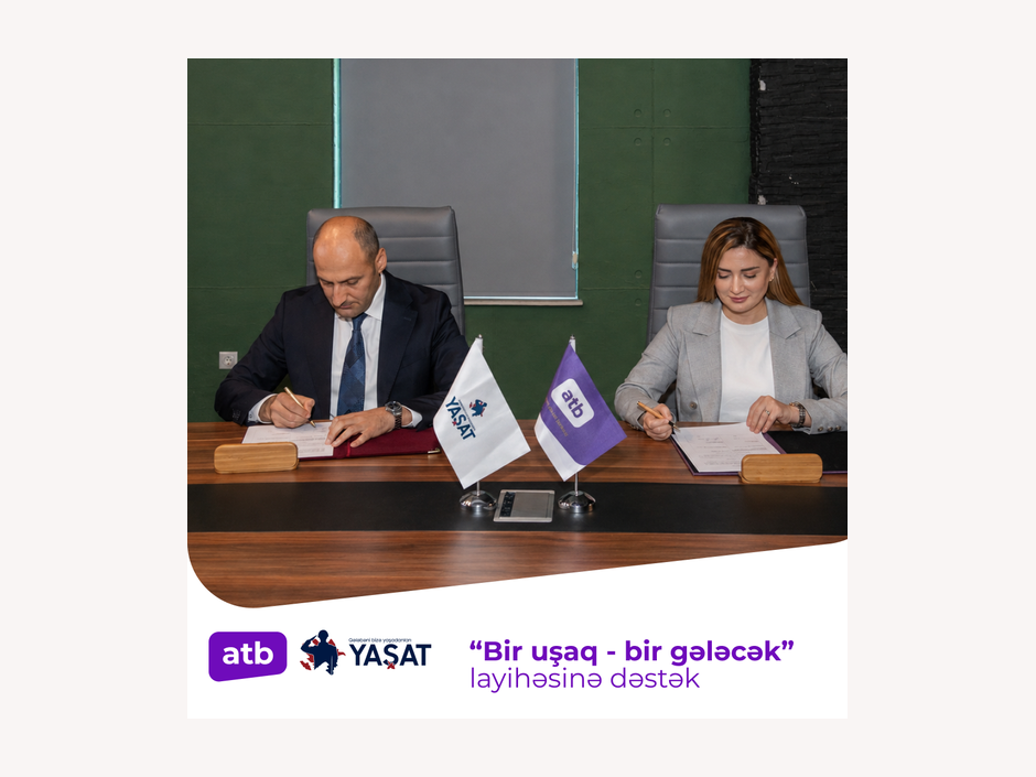Azer Türk Bank and the “YAŞAT” Foundation sign a joint cooperation agreement