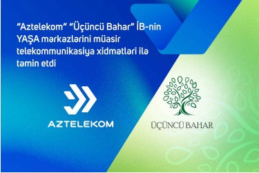 "Aztelekom" provided YAŞA centers of “Üçüncü Bahar” PU with modern telecommunications services
