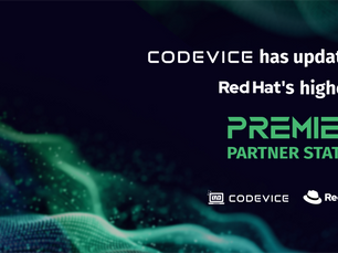 CODEVICE has updated Red Hat's highest Premier Partner Status