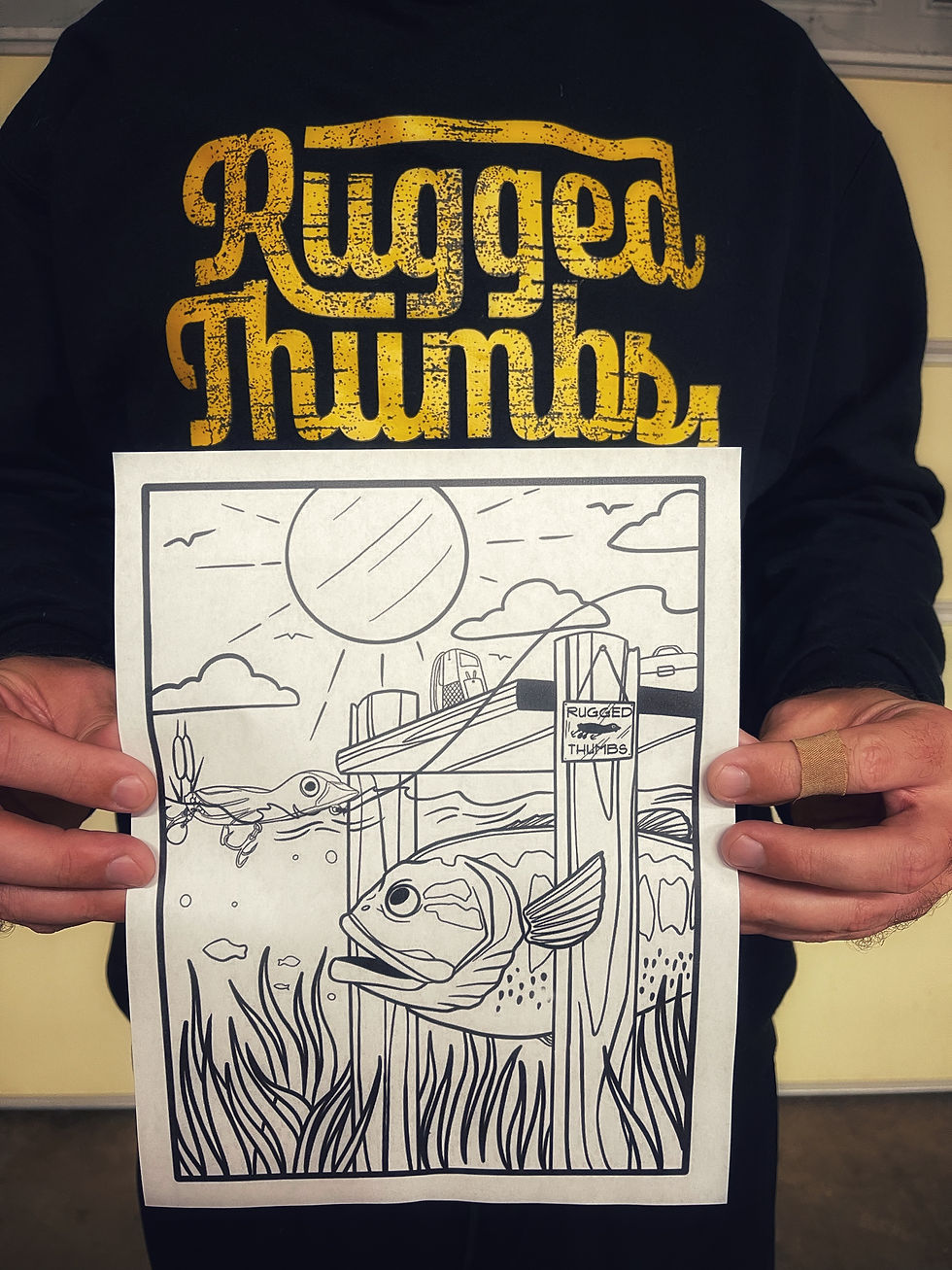 RT Duck Coloring Page