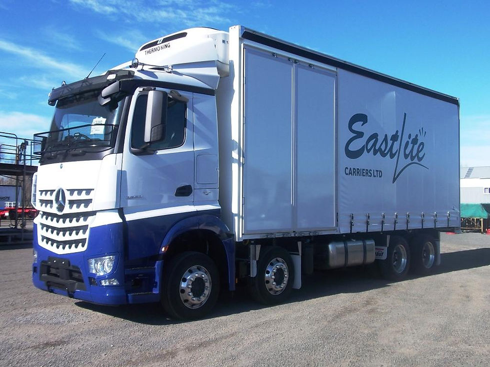 Eastlite MB Arocs with Fruehauf body by easytrucks