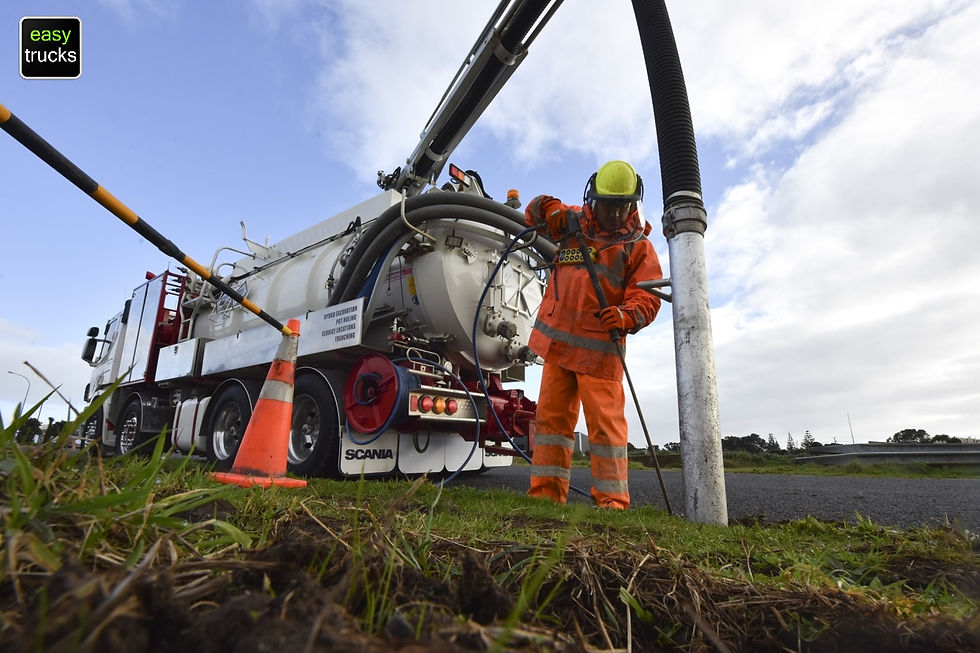 Scania Hydro-excavation vacuum tanker for sale