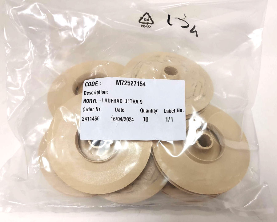 Miniatyrbild: M72527154 - NORYL IMPELLER ULTRA9 FORAS_PENTAX_MARLY_ WATER_PUMPS