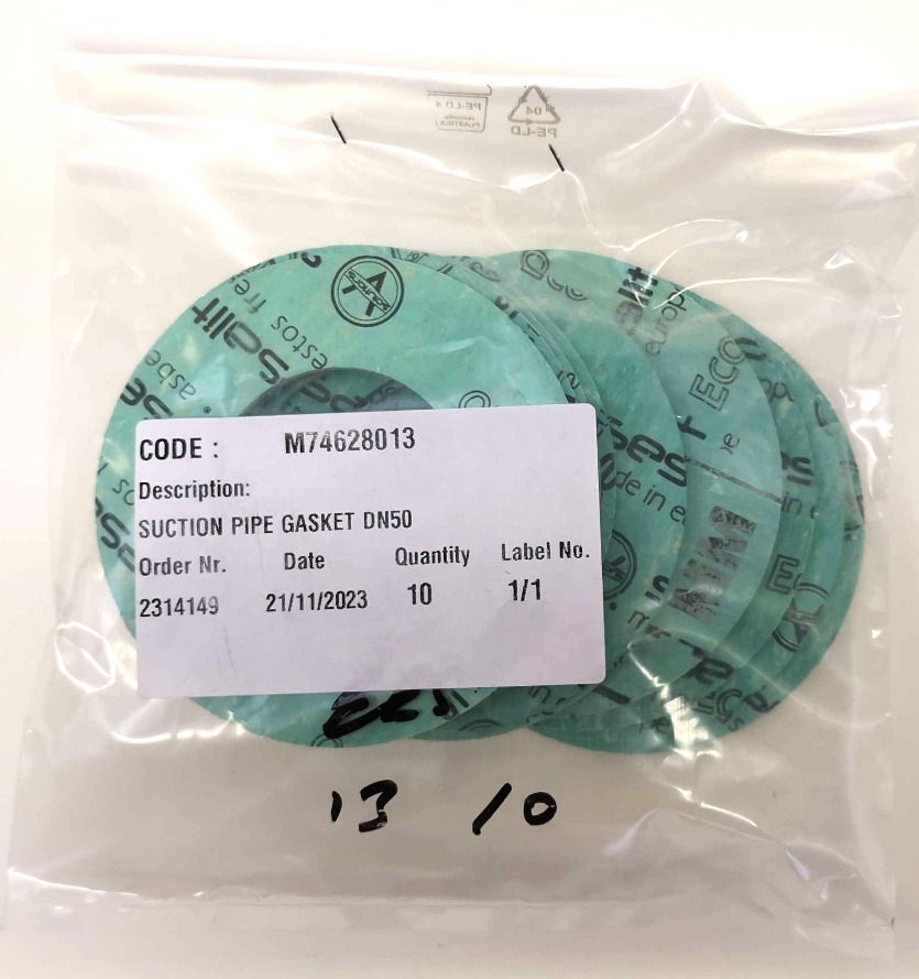 Thumbnail: M74628013 - SUCTION PIPE GASKET DN50 FORAS_BMVA