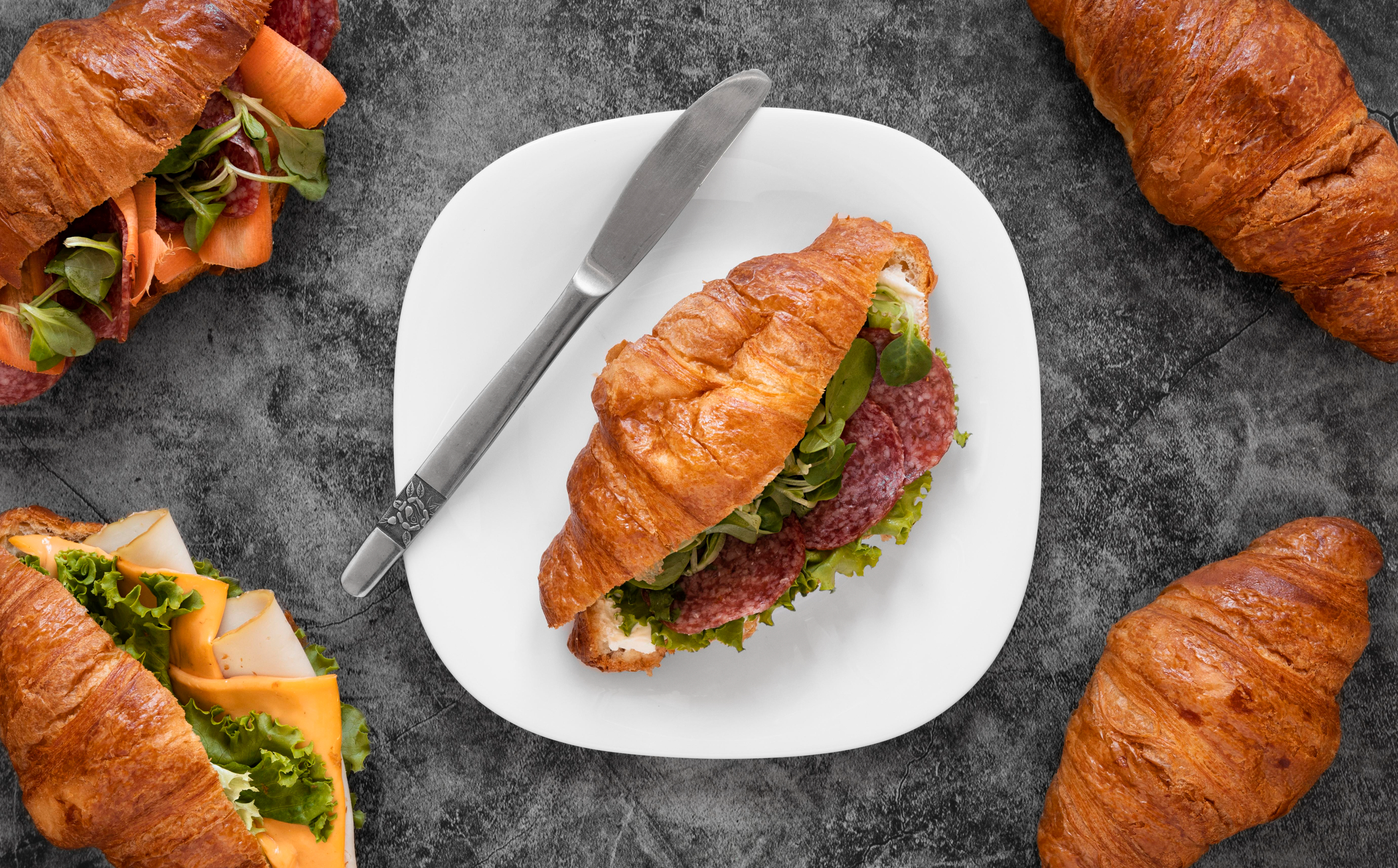 Arranged Food and Objects