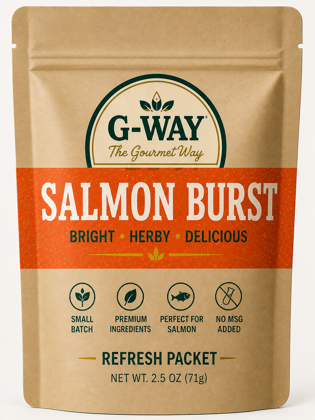Salmon Burst Refresh Packet
