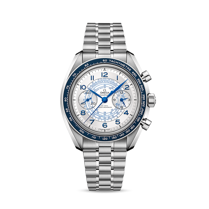 OMEGA - SPEEDMASTER - CHRONOSCOPE - STEEL WHITE - 43mm