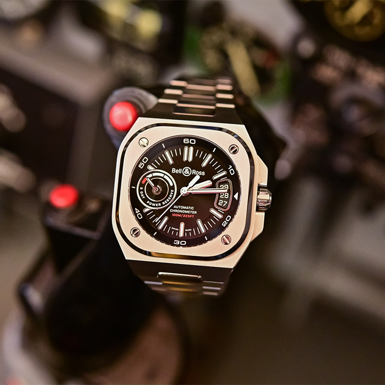 縮圖：BELL & ROSS - BR-X5 - BLACK STEEL - 41mm