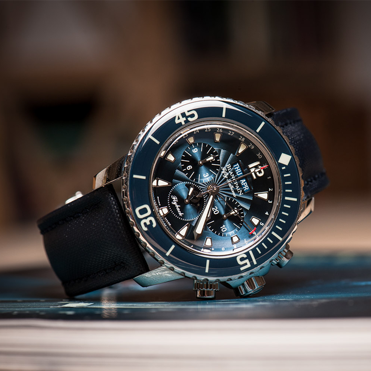 縮圖：BLANCPAIN - FIFTY FATHOMS - CHRONOGRAPHE - FLYBACK QUANTIÈME COMPLET - 45mm