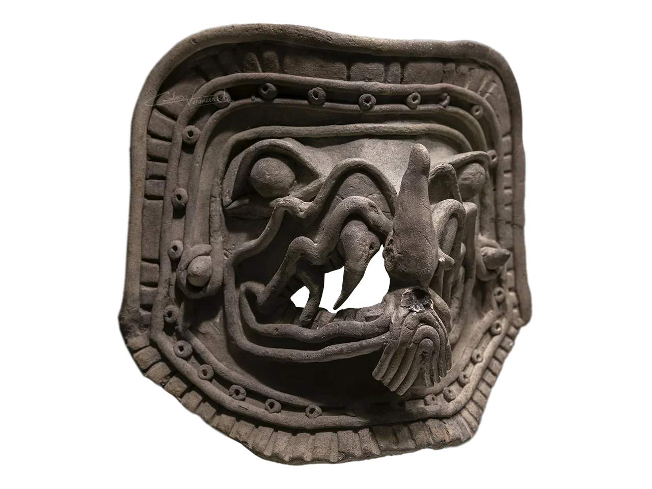Sol de Oro, Tumaco-La Tolita, La Tolita, máscara funeraria, funerary mask