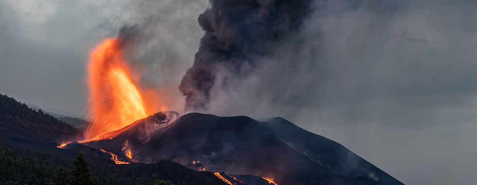 volcano eruption volcán erupción La Palma Cumbre Vieja Tajogaite
