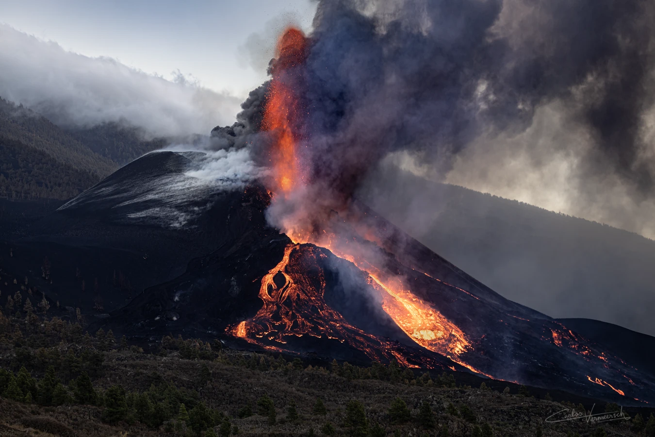 Volcán Tajogaite, Cumbre Vieja, La Palma, Canary Islands