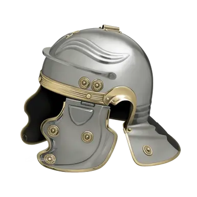Roman imperial gallic H helmet, illustration, digital painting, digital art