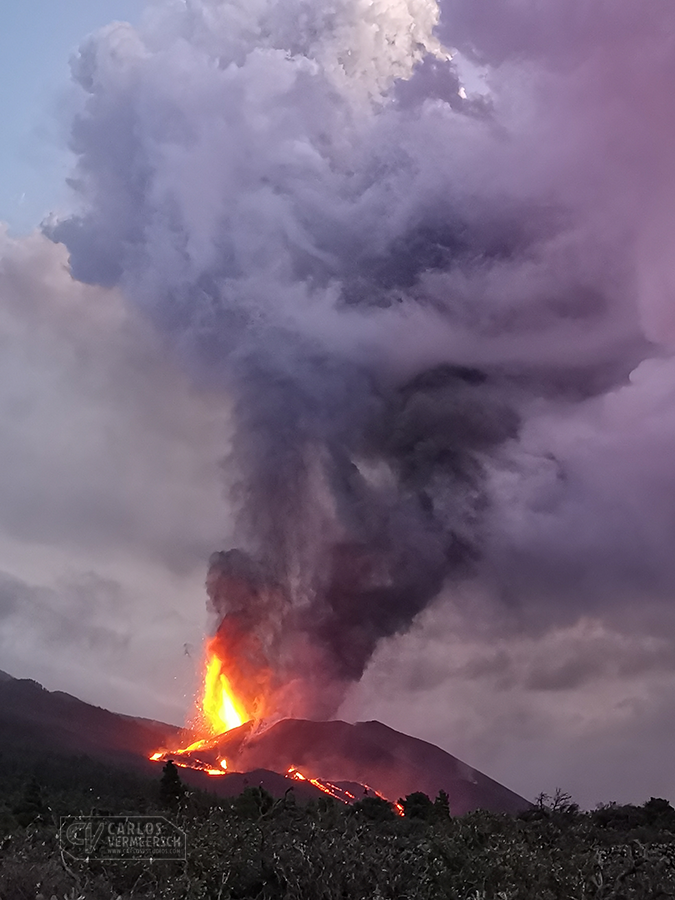 volcano eruption volcán erupción La Palma Cumbre Vieja Tajogaite