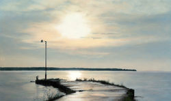 Morning Has Broken 36 x60" oil on canvas