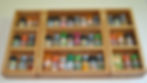 Thumbnail: Panelled door spice cupboard, Oak with danish oil finish