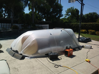 Skunk Odor Removal from Cushions and Furniture with Ozone Treatment