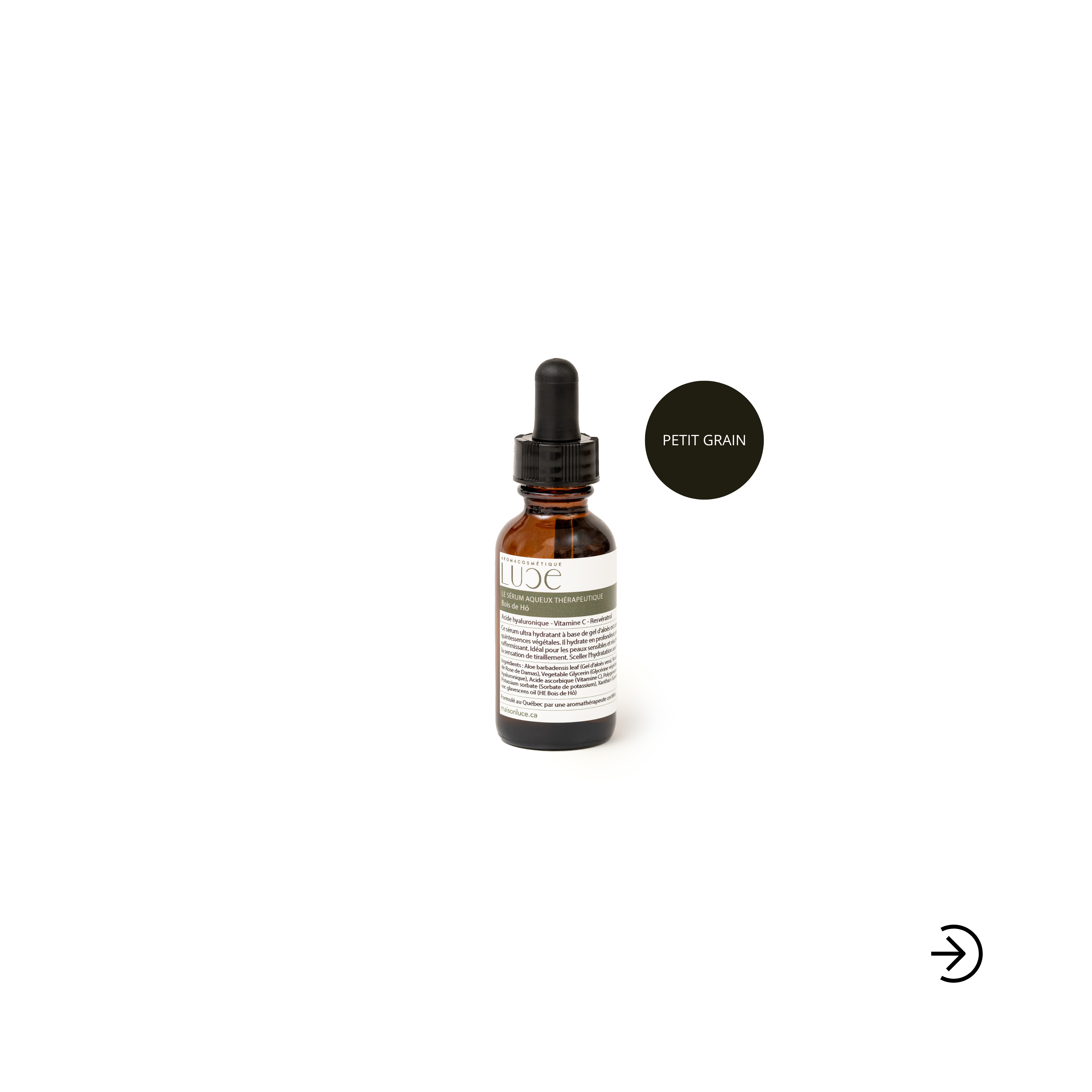Le Sérum aqueux thérapeutique - Petit grain