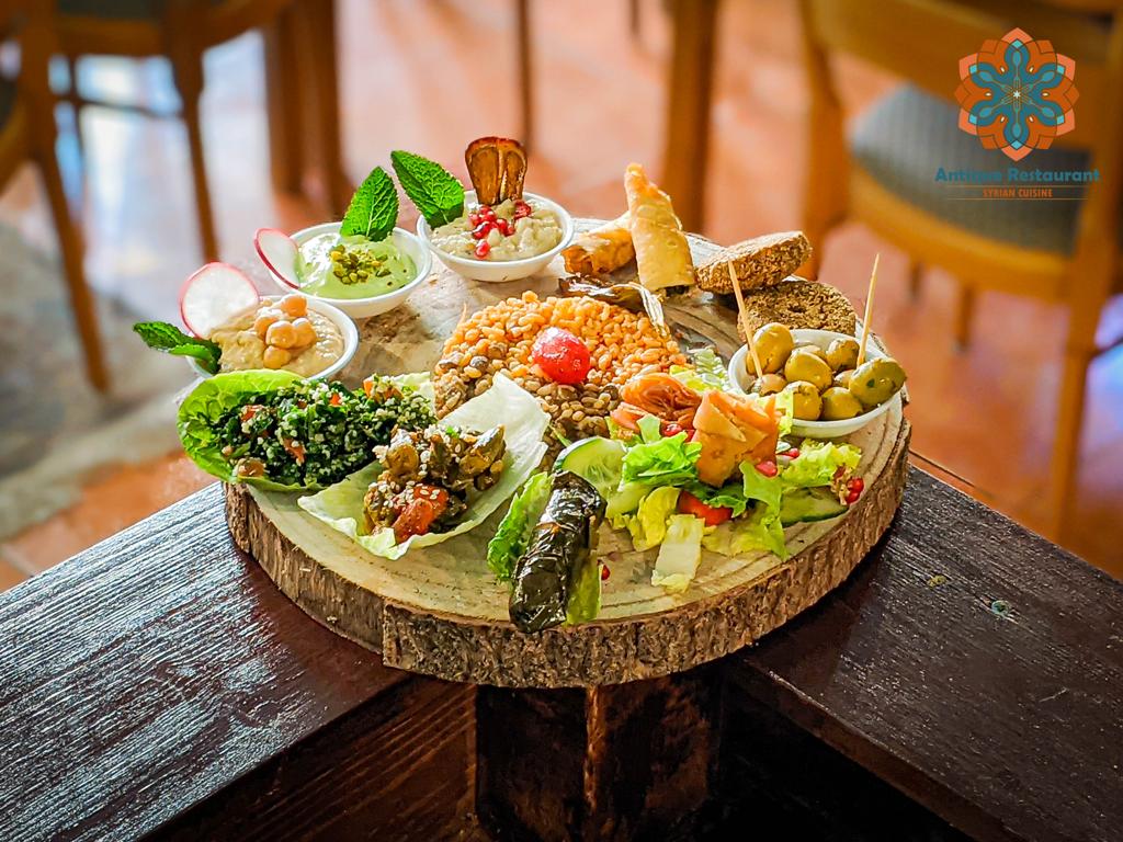 Arranged Food and Objects