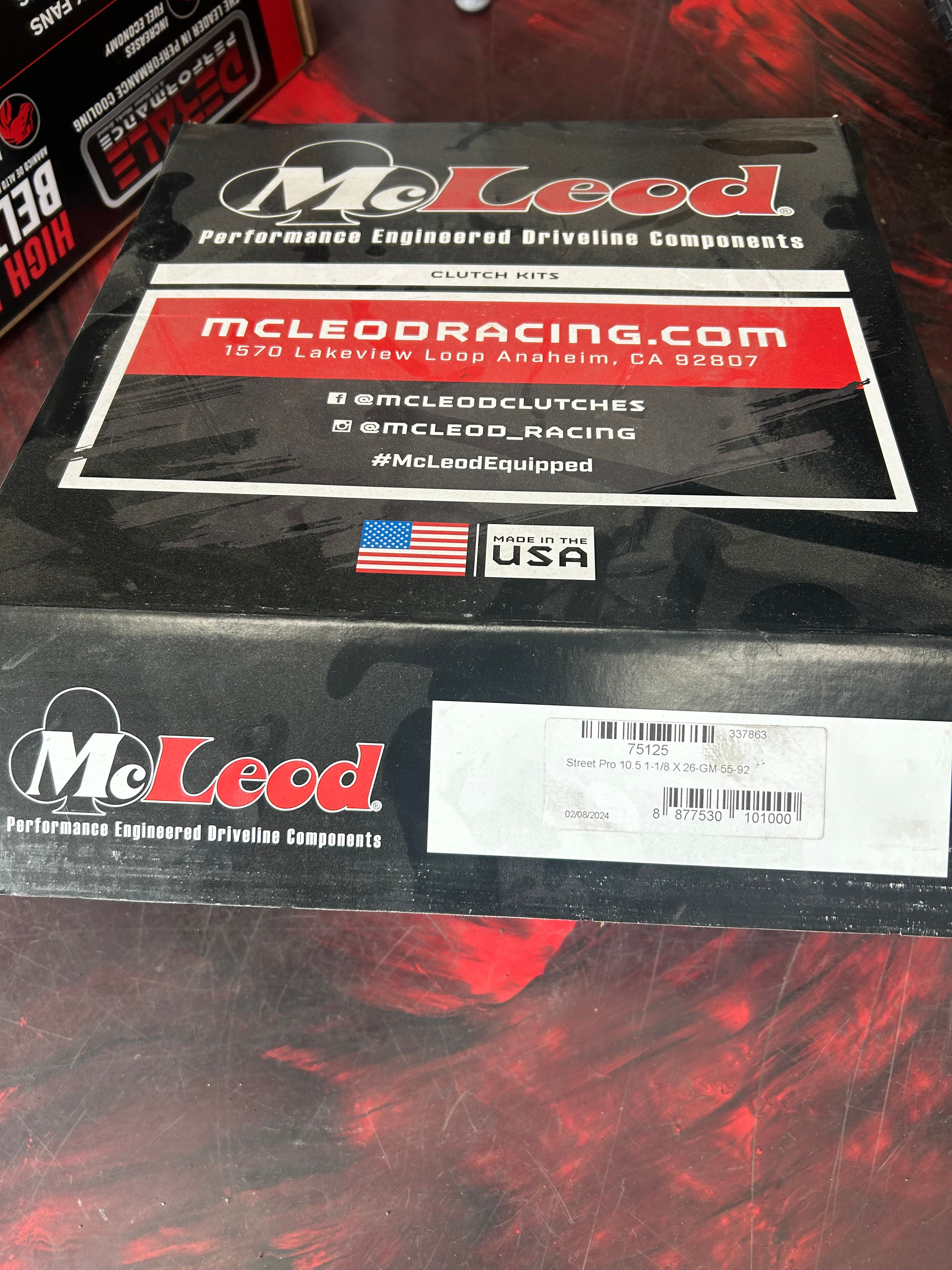 Clutch Kit 10 1/2 GM McLeod StreetPro # 75125