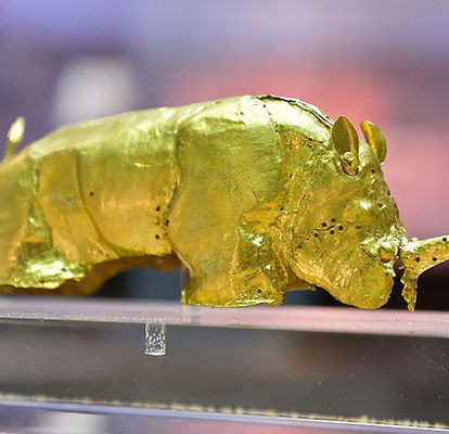 Golden rhino