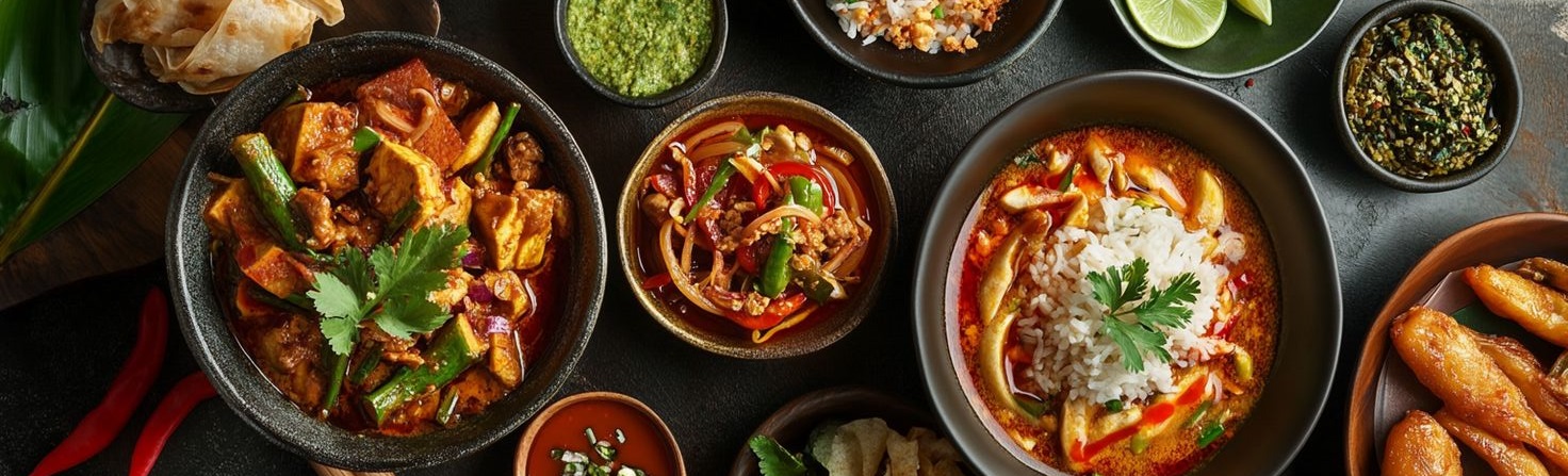 Arranged Food and Objects