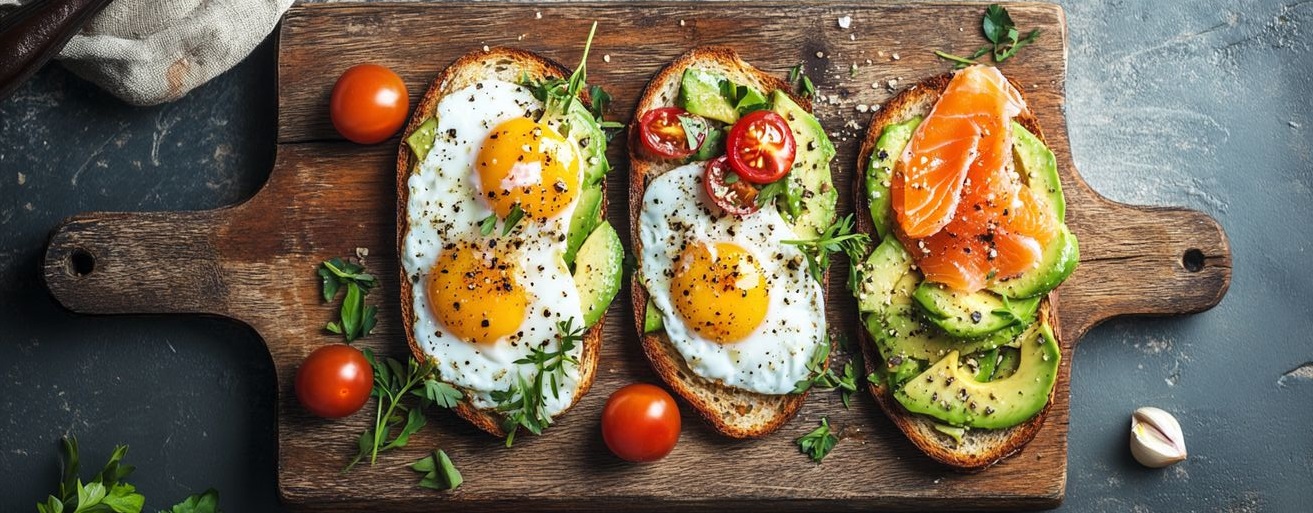Arranged Food and Objects