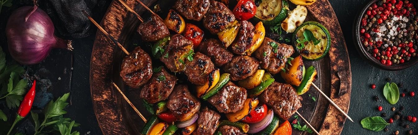 Arranged Food and Objects