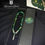 Thumbnail: Natural Green Agate Prayer Beads with Silver Accents – Elegant Accessory & Styli