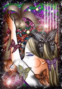 蝶と女性・ギリシャ神話の女神・ナウシカア