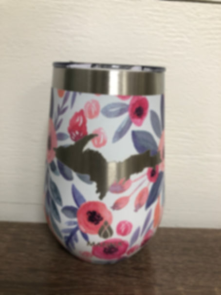 Floral Stemless Tumbler